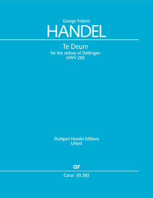 Georg Friedrich Händel: Te Deum for the Victory of Dettingen - Sheet music | Carus-Verlag
