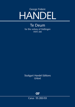 Georg Friedrich Händel: Te Deum for the victory of Dettingen - Noten | Carus-Verlag