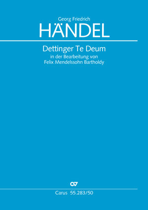 Händel: Te Deum for the victory of Dettingen - Sheet music