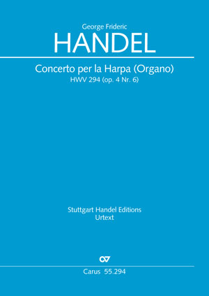 Concerto per la Harpa (Organo) in B Full score