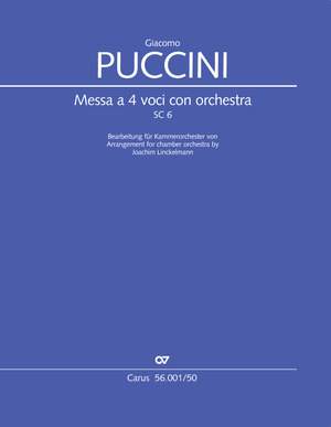 Giacomo Puccini: Messa a 4 voci con orchestra (Messa di Gloria) - Sheet music | Carus-Verlag