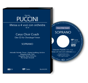 Giacomo Puccini: Messa a 4 voci con orchestra - CD, Choir Coach, multimedia | Carus-Verlag