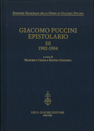 Thumbnail: Giacomo Puccini: Epistolario III, 1902-1904