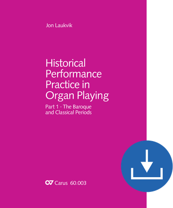 Historical Performance Practice in Organ Playing Part 1. The Baroque and Classical Periods eBook (download), pdf file