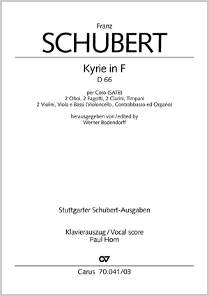 Kyrie in F Klavierauszug
