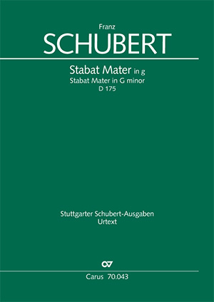 Franz Schubert: Stabat Mater in g - Noten | Carus-Verlag