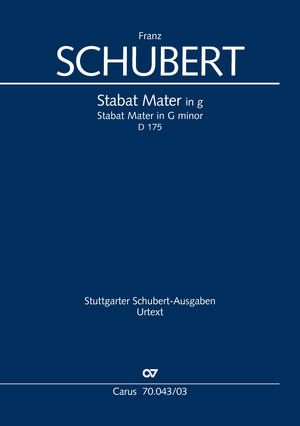 Stabat Mater in G minor Vocal score