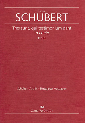 Thumbnail: Franz Schubert: Tres sunt, qui testimonium dant in coelo