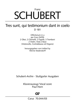 Offertorium Vocal score