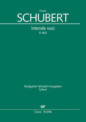 Intende voci Offertorium. Tenor-Arie mit Chor Dirigierpartitur