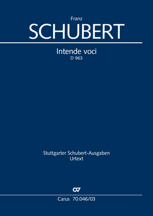 Intende voci Offertorium. Tenor-Arie mit Chor Klavierauszug