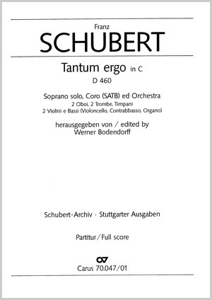 Tantum ergo in C Dirigierpartitur