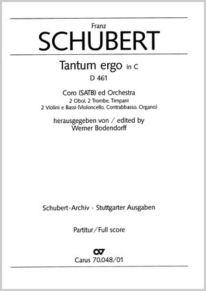 Tantum ergo in C Dirigierpartitur