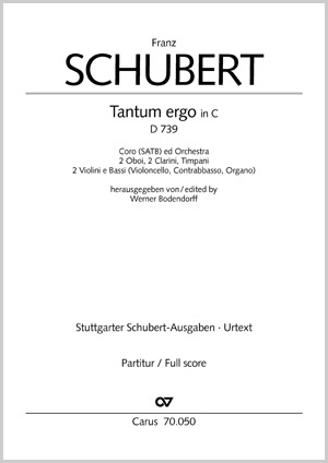Franz Schubert: Tantum ergo in C - Noten | Carus-Verlag