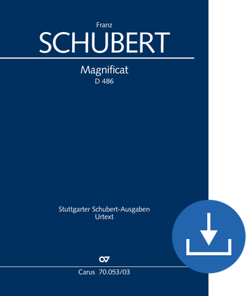 Magnificat in C Vocal score digital (download), pdf file