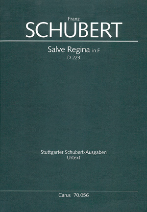 Franz Schubert: Salve Regina in F - Noten | Carus-Verlag