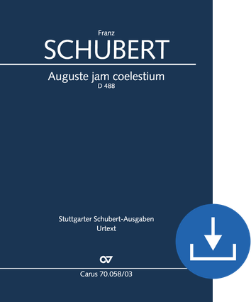 Auguste jam coelestium Klavierauszug digital, PDF-Datei