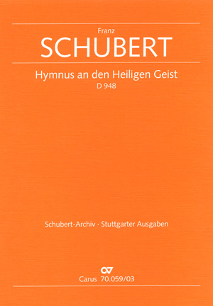Hymnus an den Heiligen Geist Klavierauszug