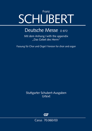 Franz Schubert: Deutsche Messe - Noten | Carus-Verlag