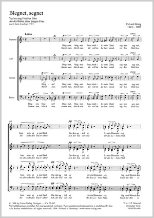 Thumbnail: Edvard Grieg: Blegnet, segnet (An der Bahre einer jungen Frau)