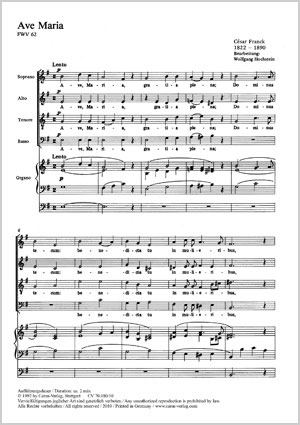 Thumbnail: César Franck / Wolfgang Hochstein (arr.): Ave Maria