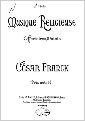 Thumbnail: César Franck: Kleinere Kirchenwerke
