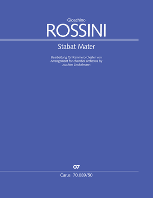 Gioachino Rossini Stabat Mater Sheet Music Buy Choral Sheet Music