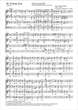 O bone Jesu Partitur