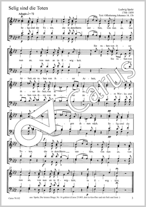 Bortniansky / Spohr: Vier Stücke - Noten | Carus-Verlag