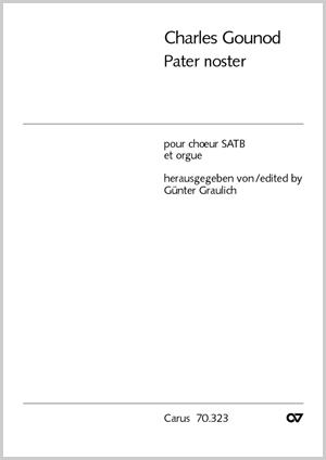 Pater noster Partitur, lateinsch/englisch