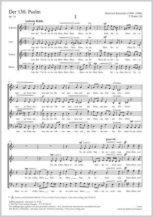 Thumbnail: Heinrich Kaminski: Der 130. Psalm