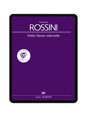 Gioachino Rossini Petite Messe Solennelle Sheet Music Buy Choral Sheet Music