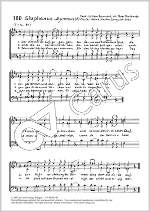 Heinz Martin Lonquich: Stephanus-Hymnus - Noten | Carus-Verlag