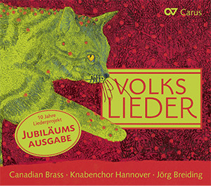 Volkslieder für Knabenchor und Blechbläserquintett (Liederprojekt) Compact Disc