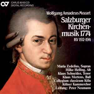 Thumbnail: Wolfgang Amadeus Mozart: Salzburger Kirchenmusik 1774