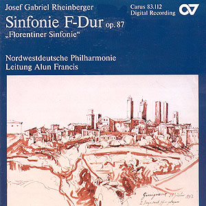 Sinfonie in F "Florentiner Sinfonie" Compact Disc