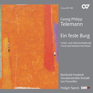 Georg Philipp Telemann: Ein feste Burg. Vocal- and instrumental music - CD, Choir Coach, multimedia | Carus-Verlag