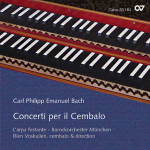 Carl Philipp Emanuel Bach: Concerti per il Cembalo - CDs, Choir Coaches, Medien | Carus-Verlag