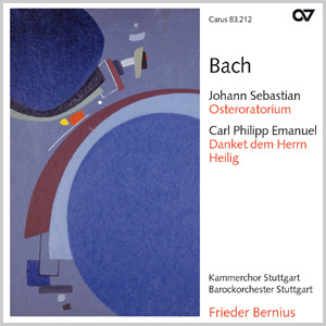 Thumbnail: J. S. Bach: Osteroratorium & C. P. E. Bach: Danket dem Herrn / Heilig (Bernius)