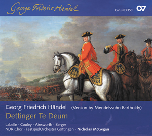 Georg Friedrich Händel: Dettinger Te Deum - CDs, Choir Coaches, Medien | Carus-Verlag