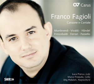 Franco Fagioli. Canzone e Cantate - CDs, Choir Coaches, Medien | Carus-Verlag