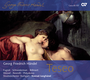 Georg Friedrich Händel: Teseo Oper in fünf Akten Compact Disc, 3 CDs, nur italienisch