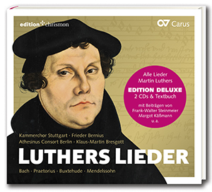 Luthers Lieder. Chormusik von Bach, Praetorius, Buxtehude, Mendelssohn, Jennefeldt (Bernius, Bresgott)