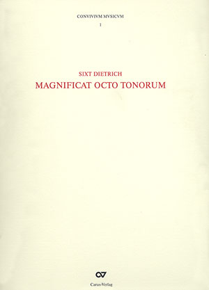 Thumbnail: Dietrich: Magnificat Octo Tonorum (CONVIVIVM MVSICVM, Bd.1)