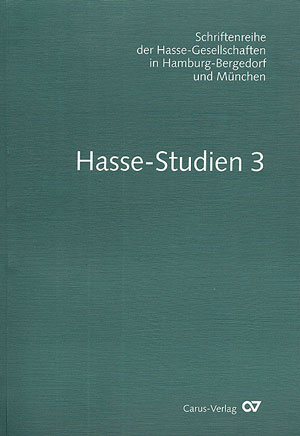 Hasse-Studien 3 Buch