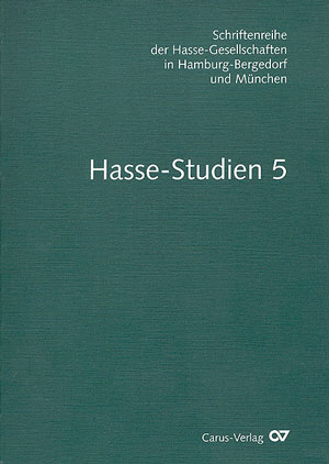 Thumbnail: Reinhard Wiesend / Wolfgang Hochstein / Robert Lang / Sabine Radermacher / Dagny Wegner: Hasse-Studien 5