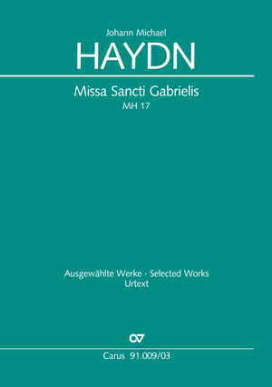 Johann Michael Haydn: Missa Sancti Gabrielis - Sheet music | Carus-Verlag