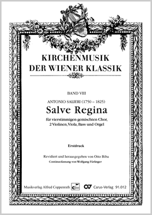 Salve Regina Dirigierpartitur