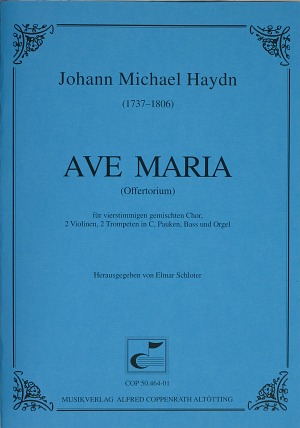 Johann Michael Haydn: Ave Maria in E major - Partition | Carus-Verlag