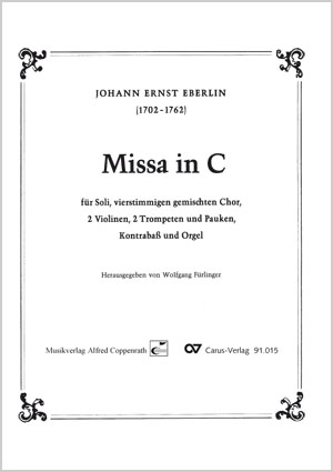 Johann Ernst Eberlin: Missa in C